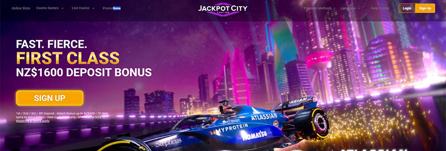 Jackpot City $1 deposit casino NZ players