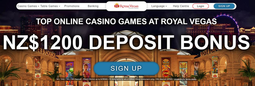 Royal Vegas $1 deposit casino NZ players