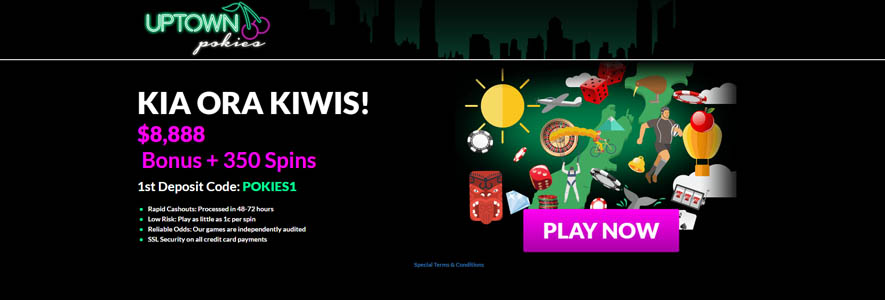 Uptown Pokies Bitcoin Deposits NZ